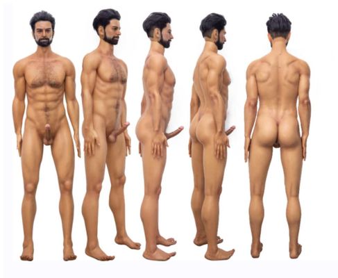 comprar 176cm de silicone amor masculino boneca sexual realista todo o cabelo traseiro estilo poderosos braços pernas musculosas Fabricação em linha