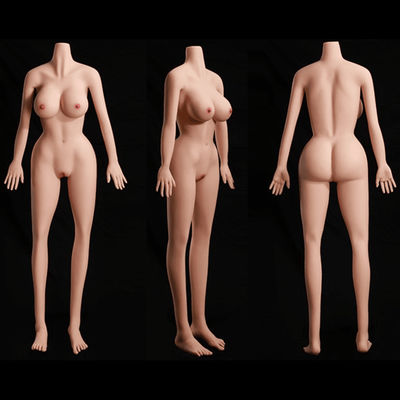 comprar Brinquedos de boneca de sexo com mamas grandes Corpo com 168cm de altura, personalizável TPE/Silicone Corpo de boneca de sexo feminina com rabo grande Pele macia clara Fabricação em linha
