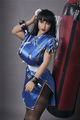 Bomba Sexual TPE 158CM Anime Chinês Cheongsam mamas enormes-MARCY