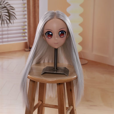 Silk Long Hair Straight Maquiagem E Cravos Boneca Sexual-Marcy